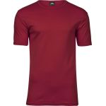 Herren-T-Shirt – Teejays Interlock – Tiefrot 3XL