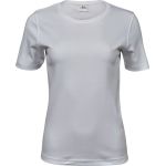 Damen T-Shirt - Teejays Interlock - Weiß S