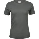 Damen T-Shirt - Teejays Interlock - Pudergrau S