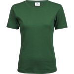 Damen-T-Shirt – Teejays Interlock – Waldgrün 3XL