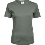 Damen T-Shirt - Teejays Interlock - Blattgrün L