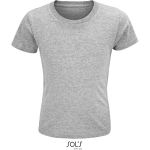 Kinder-T-Shirt - Crusader - Grau meliert 8 Jahre