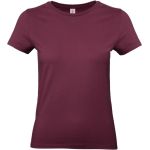 Damen-T-Shirt – B+C E190 – Burgunderrot L