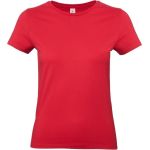 Damen-T-Shirt – B+C E190 – Rot L