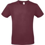 Herren-T-Shirt – B+C E150 – Burgunderrot XS