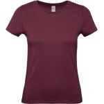Damen-T-Shirt – B+C 150 – Burgunderrot XS