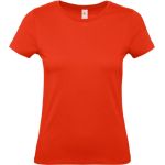 Damen-T-Shirt – B+C 150 – Feuerrot XL