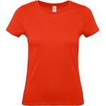 Damen T-Shirt – B+C 150 – Feuerrot S