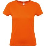 Damen-T-Shirt – B+C 150 – Orange XXL