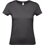 Damen-T-Shirt – B+C 150 – Schwarz pur XS