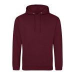 JustHoods Herren Kapuzenpullover – Burgunderrot S