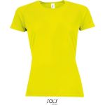 Sport-T-Shirt für Damen SPORTS - neongelb L