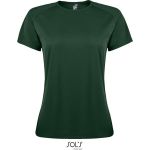 Sport-T-Shirt für Damen SPORTS - Waldgrün M