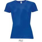 Sport-T-Shirt für Damen SPORTS - Königsblau XL
