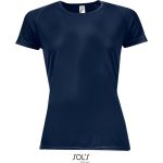 Sport-T-Shirt für Damen SPORTS - Französisches Marineblau XL