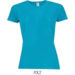 Sport-T-Shirt für Damen SPORTS - Aqua XL