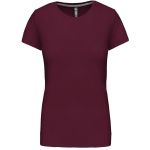 Damen T-Shirt Kariban K380 - Burgunderrot S