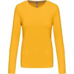 Damen-T-Shirt – Kariban K383 mit langen Ärmeln – Gelb L