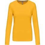 Damen T-Shirt – Kariban K383 Langarm – Gelb S