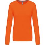 Damen T-Shirt – Kariban K383 Langarm – Orange S