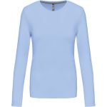 Damen-T-Shirt – Kariban K383 mit langen Ärmeln – Himmelblau XL