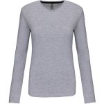 Damen-T-Shirt – Kariban K383 mit langen Ärmeln – Oxford-Grau XL