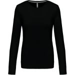 Damen T-Shirt – Kariban K383 Langarm – Schwarz L