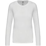 Damen T-Shirt – Kariban K383 Langarm – Weiß M