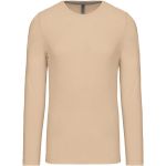 Herren-T-Shirt – Kariban K359 mit langen Ärmeln – Hellsand XL