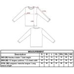 Herren-T-Shirt – Kariban K359 mit langen Ärmeln – Dunkelgrau XL