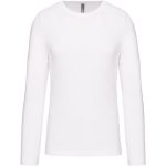 Herren T-Shirt – Kariban K359 Langarm – Weiß L