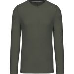 Herren-T-Shirt – Kariban K359 mit langen Ärmeln – Dunkelkhaki XXL