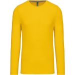 Herren-T-Shirt – Kariban K359 mit langen Ärmeln – Gelb XL
