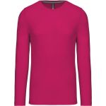 Herren-T-Shirt – Kariban K359 Langarm – Fuchsia L