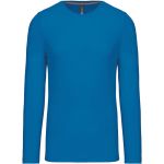 Herren-T-Shirt – Kariban K359 mit langen Ärmeln – Tropisches Blau S