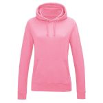 JustHoods Damen Kapuzenpullover – Candyfloss Pink XS
