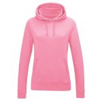 JustHoods Damen Kapuzenpullover – Candyfloss Pink XL