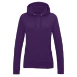 JustHoods Damen Kapuzenpullover - Lila S