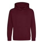 Kinder-Sweatshirt JustHoods - Burgund 12/13 Jahre