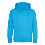 Kinder-Sweatshirt JustHoods - Hawaiiblau 7/8 Jahre