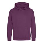 JustHoods Kinder-Sweatshirt – Pflaume 1/2 Jahre