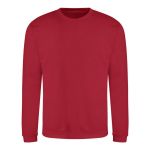 Unisex Kapuzenpullover ohne Kapuze JustHoods - Feuerrot L