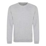 Unisex-Hoodie ohne Kapuze JustHoods - Heather Grey 4XL