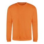 Unisex-Hoodie ohne Kapuze JustHoods - Orange crush M