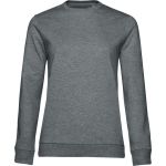 Damen-Sweatshirt ohne Kapuze #Set In - Heather mittelgrau L