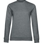 Damen-Sweatshirt ohne Kapuze #Set In - Heather mittelgrau XXL