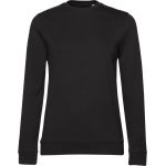 Damen-Sweatshirt ohne Kapuze #Set In - Schwarz pur XXL