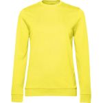 Damen-Sweatshirt ohne Kapuze #Set In - Solargelb L