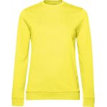 Damen-Sweatshirt ohne Kapuze #Set In - Solargelb XL