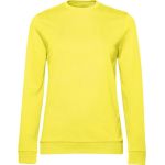 Damen-Sweatshirt ohne Kapuze #Set In - Solargelb XXL
